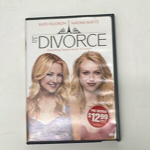 Le Divorce dvd “a hip romantic comedy.“ Kate Hudson and Naomi Watts movie Paris